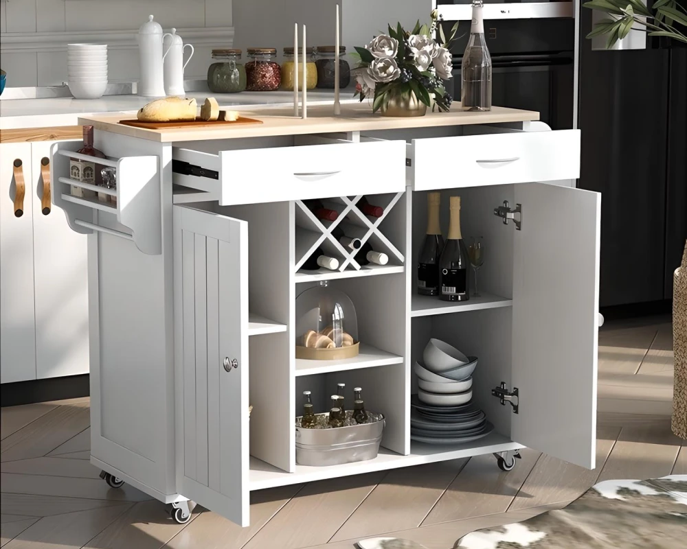 portable island table for kitchen