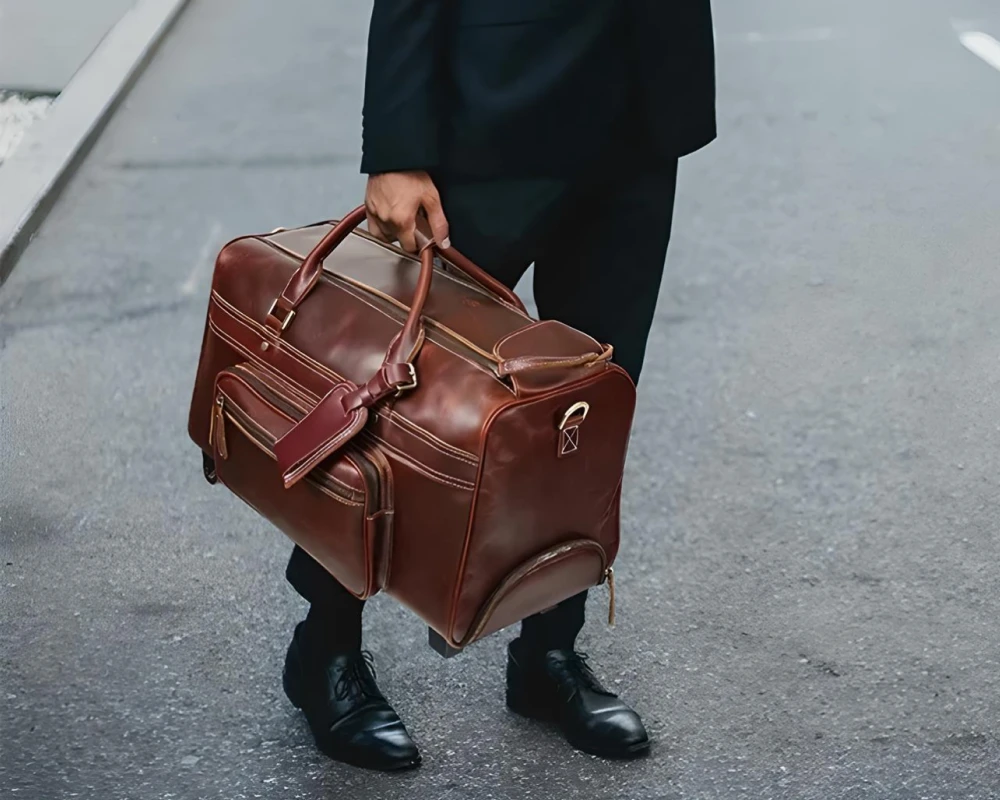best leather carry on luggage